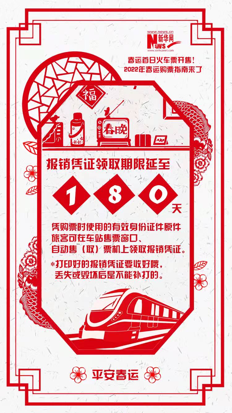 2022年春運首日火車票開售！購票指南來了