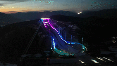 衛(wèi)星見證，這里如何變身“冬奧小城”