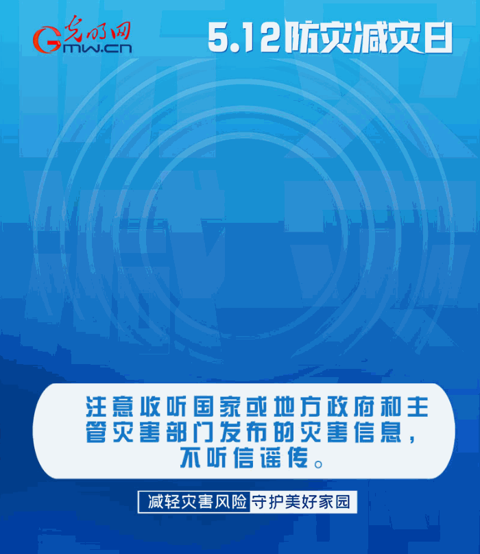 【動態(tài)海報】減輕災(zāi)害風(fēng)險，從這10個字開始