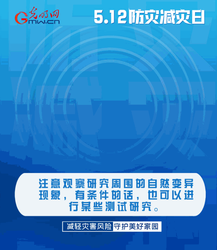 【動態(tài)海報】減輕災(zāi)害風(fēng)險，從這10個字開始