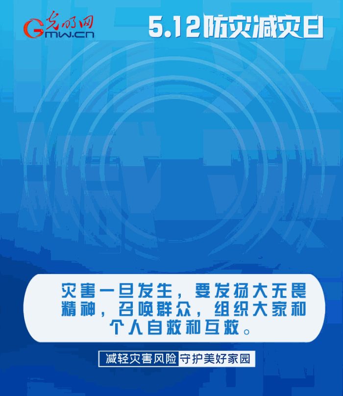 【動態(tài)海報】減輕災(zāi)害風(fēng)險，從這10個字開始