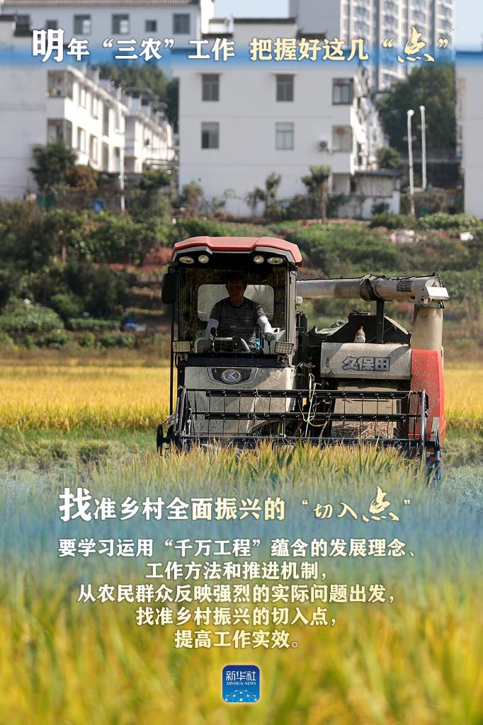 明年“三農(nóng)”工作，這幾個(gè)“點(diǎn)”要把握好
