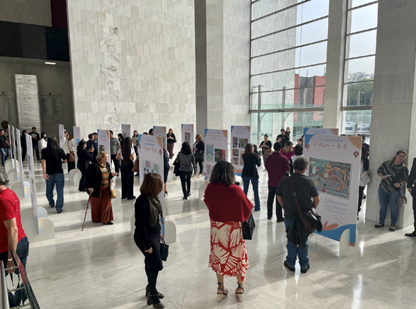 獲獎作品展現(xiàn)場。中國駐圣保羅總領(lǐng)館供圖