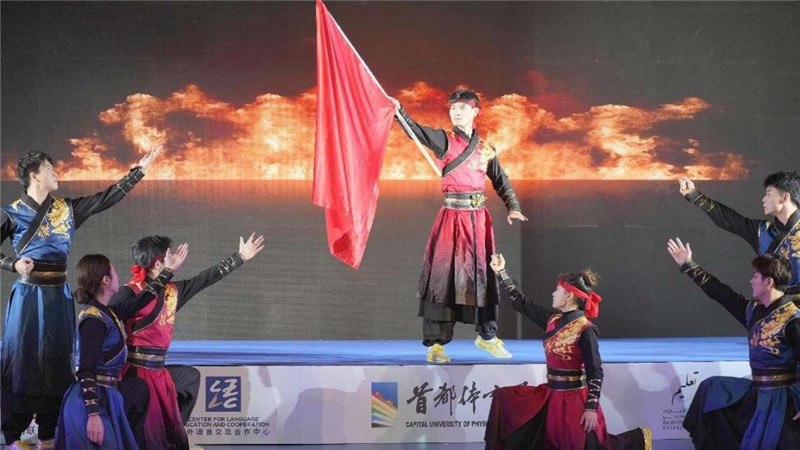 圖為“華夏風 功夫情”演出場景，中國駐阿聯(lián)酋大使館供圖