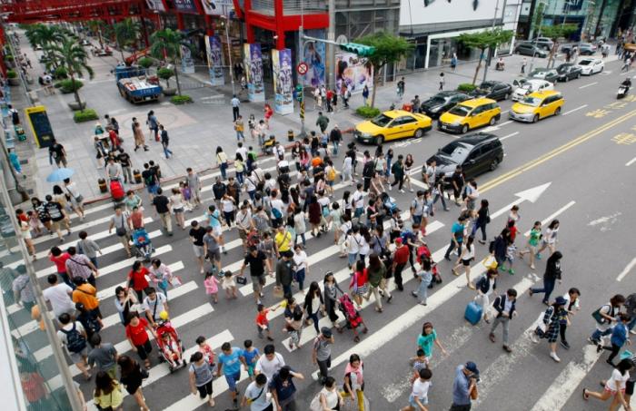 圖為信義商圈。圖片來源：臺灣“中時新聞網(wǎng)”。