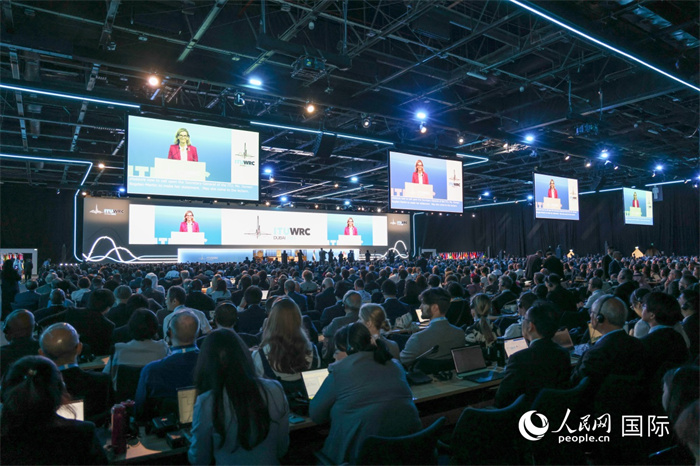 2023年世界無線電通信大會(huì)開幕式現(xiàn)場(chǎng)。人民網(wǎng)記者 任皓宇攝