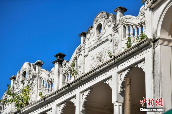 圖為文昌鋪前騎樓老街南洋風(fēng)格建筑。 <a target='_blank' href='/' _fcksavedurl='/' ><p  align=