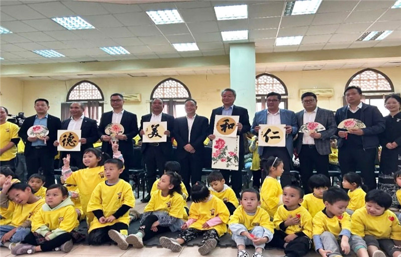 圖為2023“中華文化大樂園—埃及開羅營”閉幕式活動現(xiàn)場。主辦方供圖