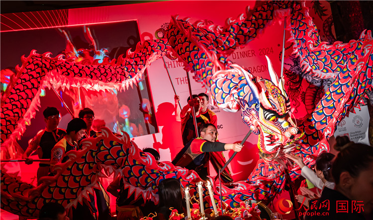 “共慶中國年 共享新機遇”破冰者新春晚宴現場盛況。人民網 郭錦標攝