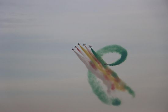 飛行表演現(xiàn)場。高思峰 攝