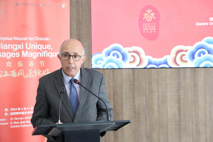 拉巴特文化藝術(shù)遺產(chǎn)復(fù)興協(xié)會主席德里希致辭?；艟z