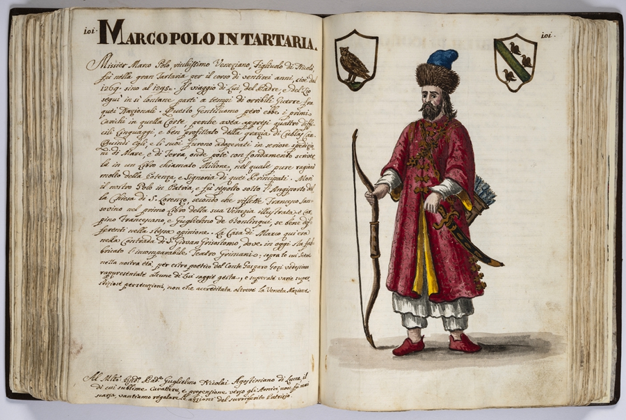 “馬可·波羅的世界”展覽的部分展品。威尼斯市立博物館基金會(huì)供圖