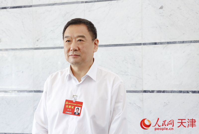 天津市第十二次黨代會(huì)代表、天津市政府副秘書長(zhǎng)、市衛(wèi)生健康委黨委副書記、主任顧清 人民網(wǎng) 孫翼飛攝