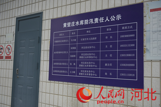 防汛責任人公示牌。人民網祝龍超攝