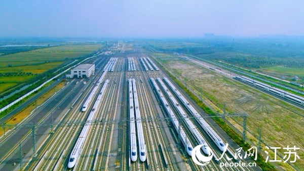 南京動車段南通動車所。人民網(wǎng)記者 王繼亮攝