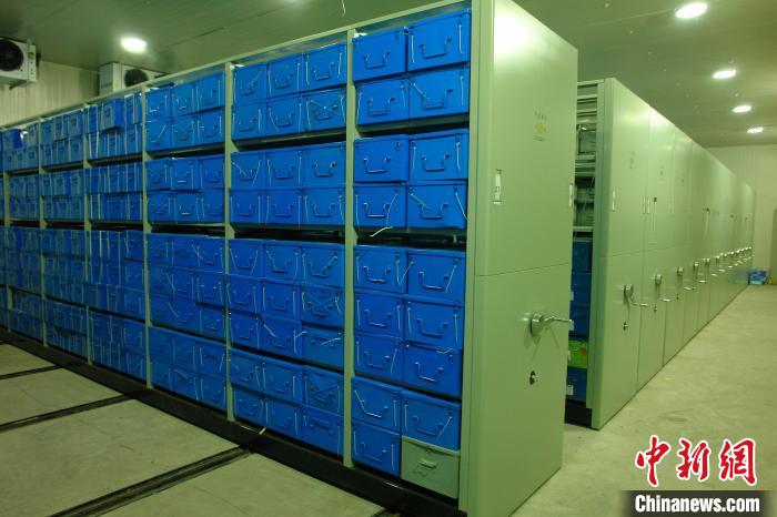 圖為國家農(nóng)作物種質(zhì)資源復(fù)份庫(西寧)。　青海省農(nóng)業(yè)農(nóng)村廳供圖