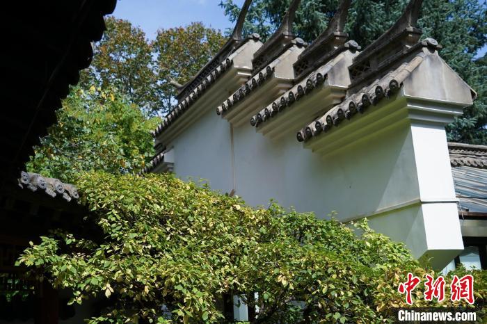 圖為西寧園林植物園內(nèi)的蘇式風(fēng)格建筑。　馬銘言 攝