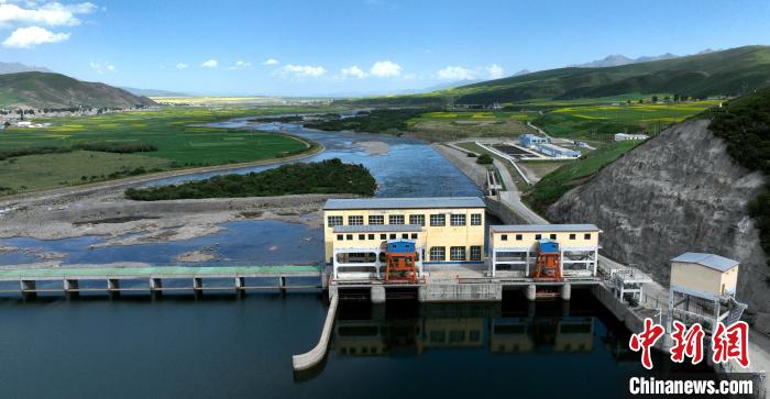 圖為引大濟(jì)湟調(diào)水總干渠的樞紐。(資料圖) 青海省水利廳 供圖