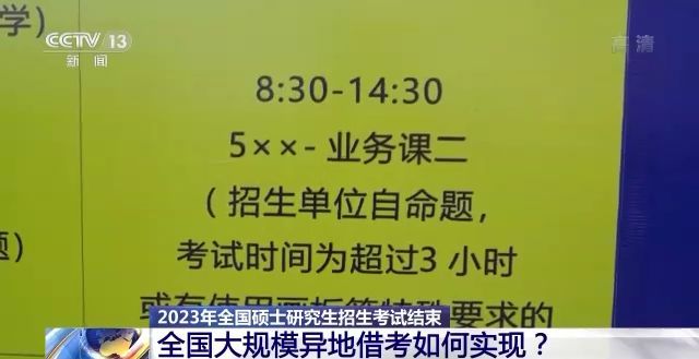 2023年研考結(jié)束 全國大規(guī)模異地借考如何實現(xiàn)？