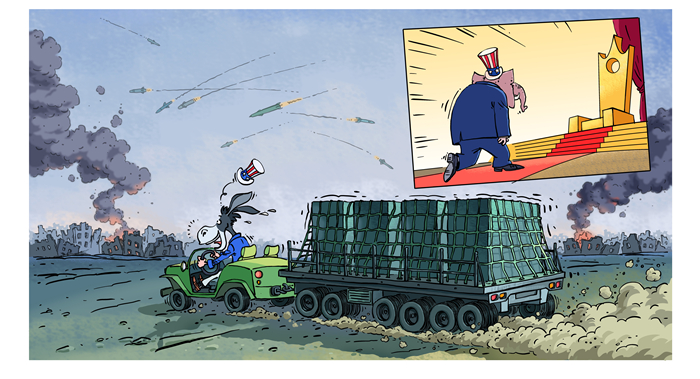 漫畫作者：馬宏亮（人民網(wǎng)版權(quán)圖片，未經(jīng)授權(quán)請勿轉(zhuǎn)載。）