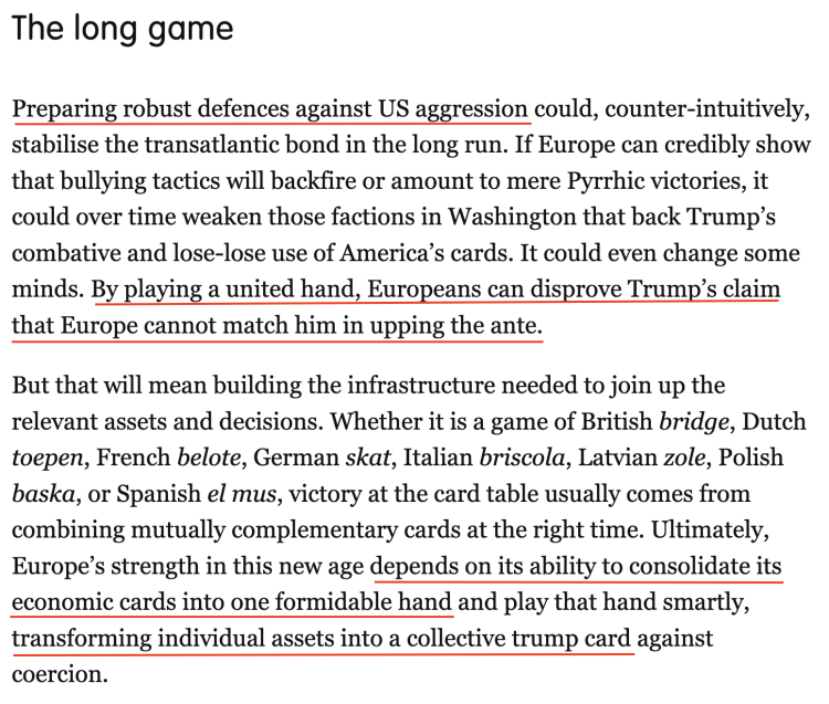 深觀察丨“只要團結(jié)，歐盟反制美國的王牌很多”