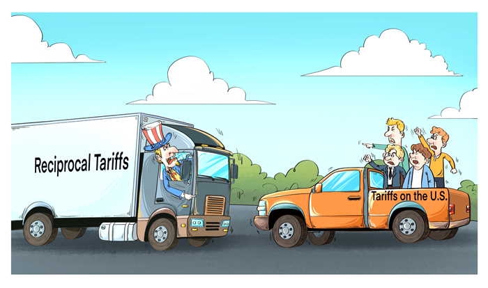 漫畫作者：譚希光（人民網(wǎng)版權(quán)圖片，未經(jīng)授權(quán)請勿轉(zhuǎn)載。）