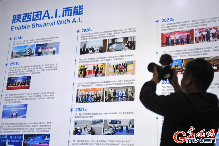 組圖丨AI、網(wǎng)絡(luò)安全、跨境電商……數(shù)字經(jīng)濟(jì)如此 “陜”耀