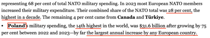 “美式拱火”持續(xù) 北約成員國(guó)成軍費(fèi)增長(zhǎng)大戶(hù)