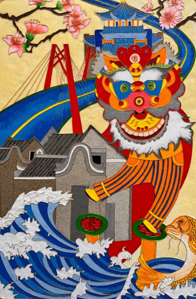 中小學(xué)生創(chuàng)新創(chuàng)意設(shè)計(jì)成果首次登上文博會。參展觀眾供圖