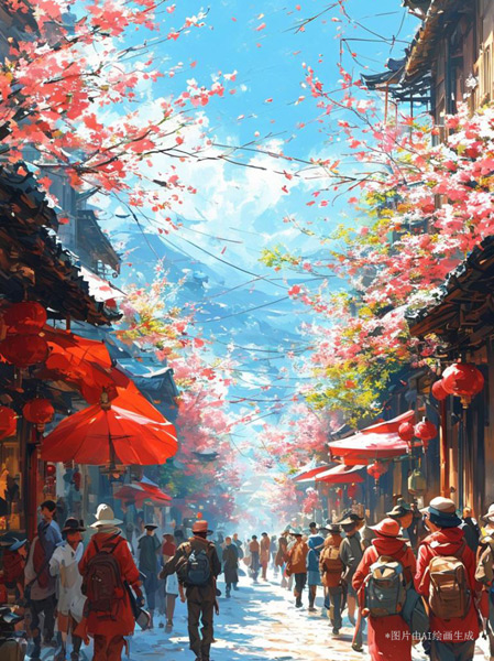 【巳巳如意萬象新】漫評丨紅紅火火中國年，照見新年新圖景