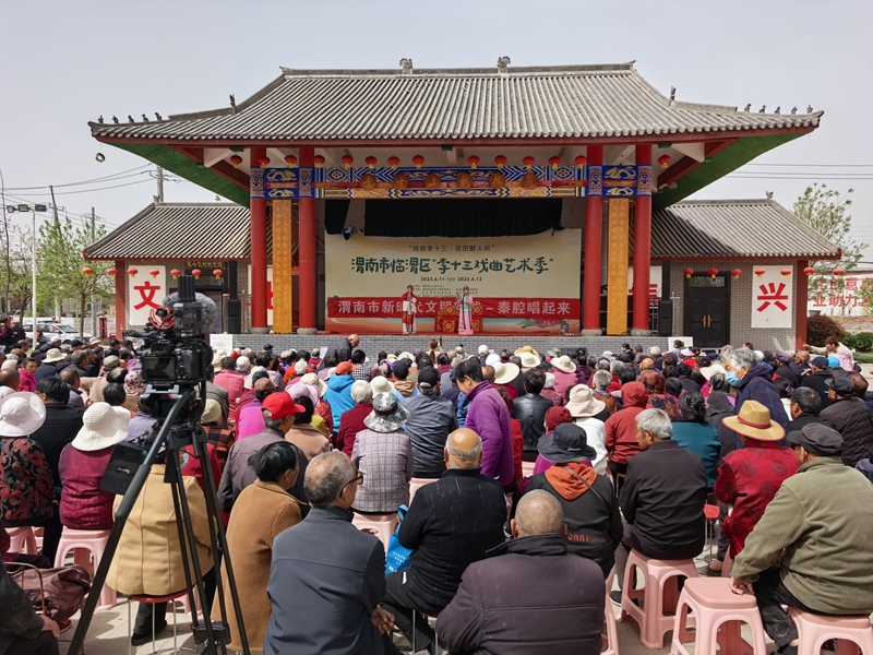 “一元劇場”下鄉(xiāng)演出現(xiàn)場（資料圖）。代九奎攝