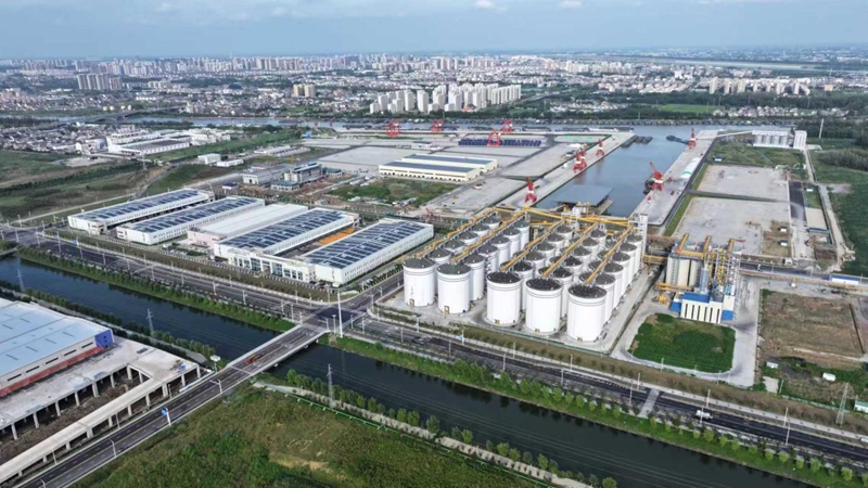 航拍黃碼港產(chǎn)業(yè)園。蔣童攝