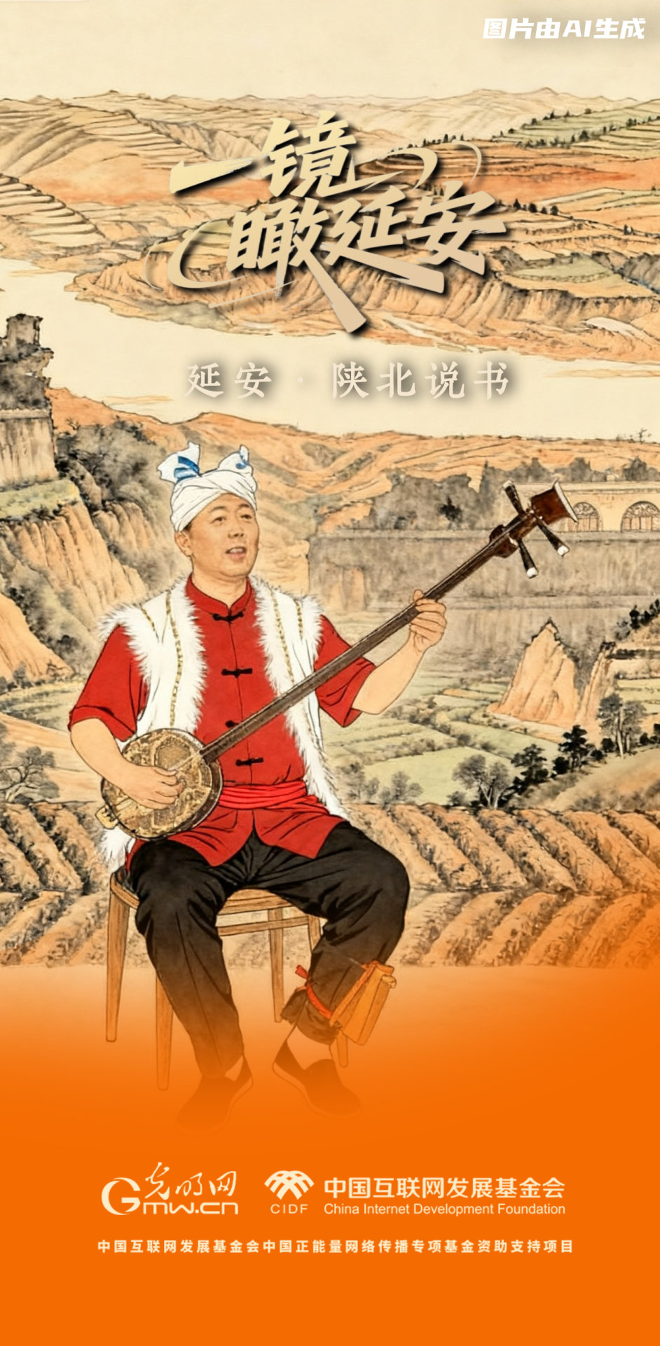 【一鏡瞰延安·AI海報】跟著這些非遺文化，感受老區(qū)風(fēng)土人情