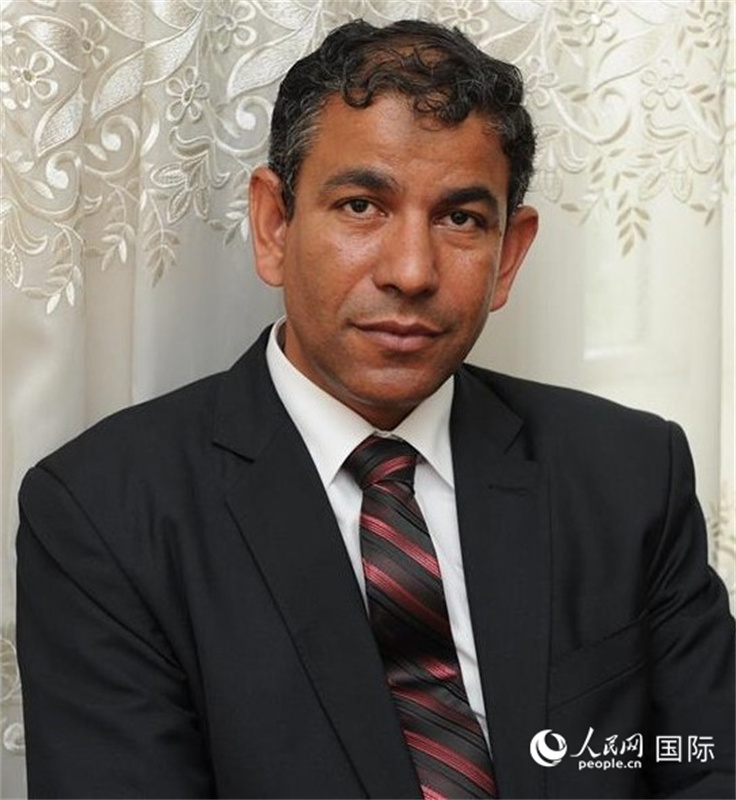 埃及著名中國(guó)和亞洲問(wèn)題專家德拉比克。人民網(wǎng)記者 黃培昭攝