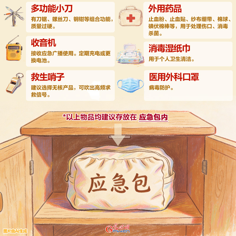 全國(guó)防災(zāi)減災(zāi)日丨快來(lái)檢查一下你家的應(yīng)急物資配齊沒(méi)？