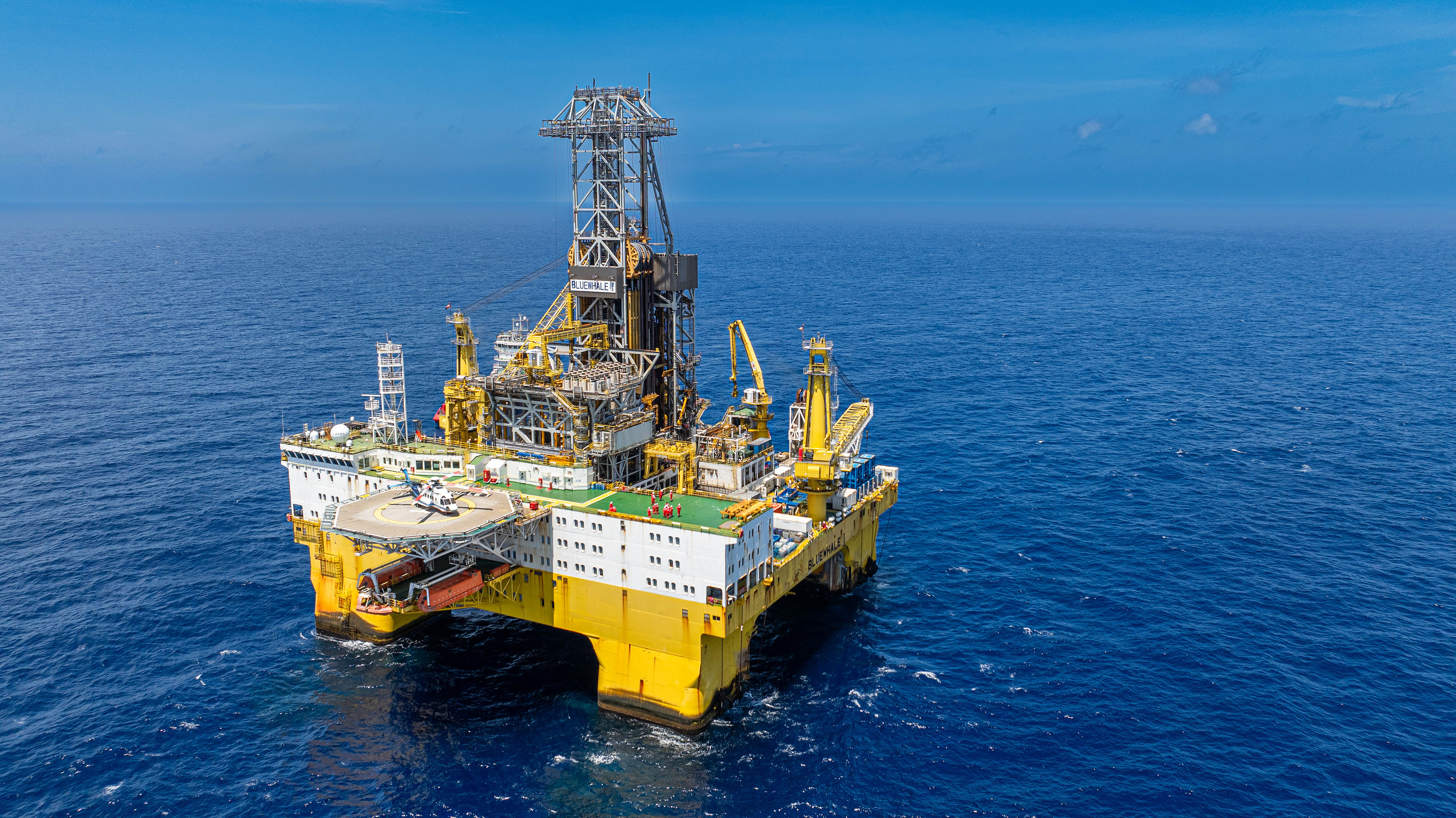 2024年8月17日，海南陵水，深海一號(hào)二期鉆井平臺(tái)。