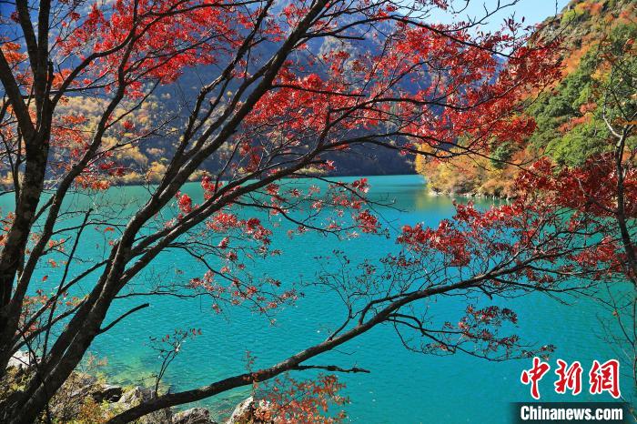 松坪溝風光。　何清海 攝