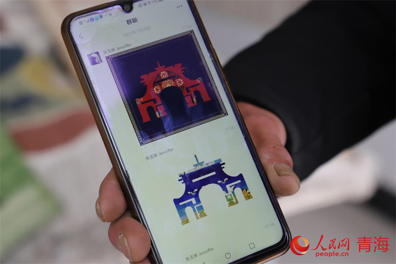 清華大學(xué)定制圖案。人民網(wǎng) 況玉攝