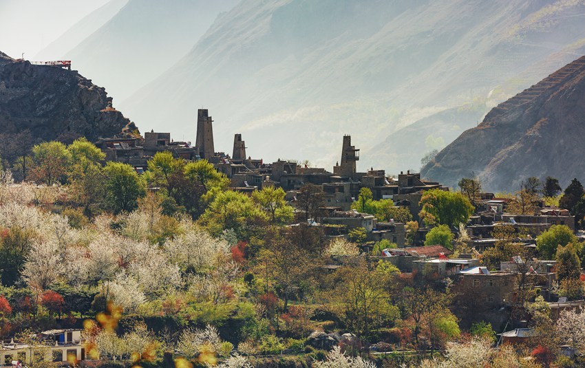 四川省阿壩州理縣桃坪村。四川省文旅廳供圖