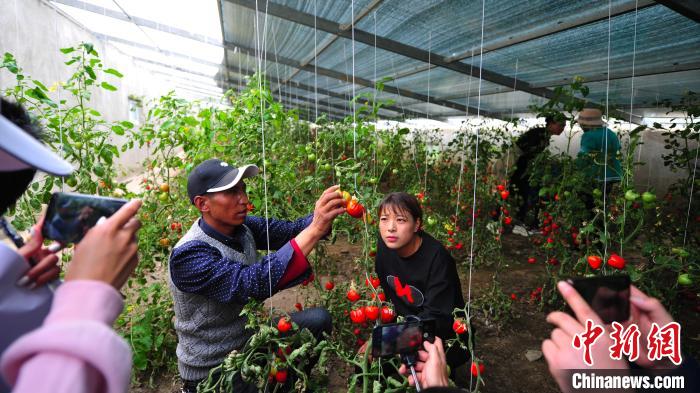 圖為群培(左)為青年職工進行技術指導?！垈?攝