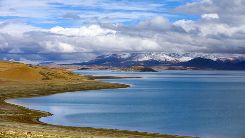 壯麗湖泊。金阿次仁攝