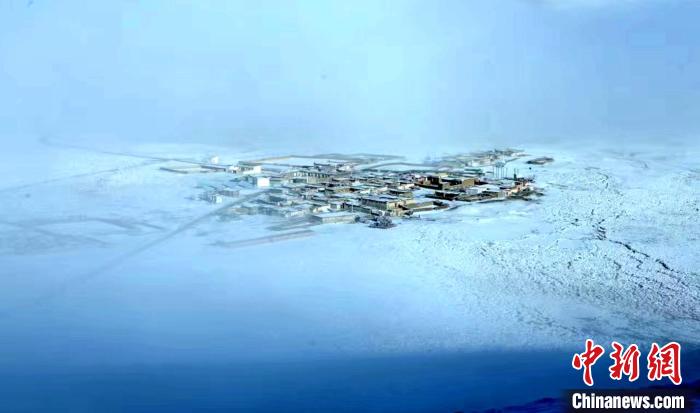 圖為普瑪江塘鄉(xiāng)冬季村景?！±丝ㄗ涌h網(wǎng)信辦供圖