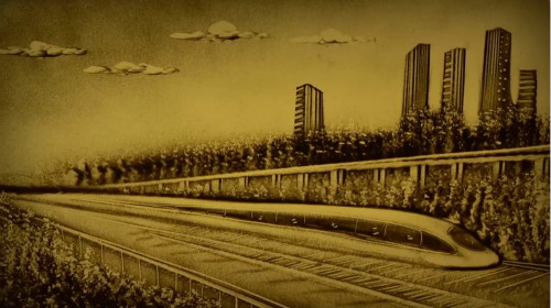 【沙畫(huà)】改革開(kāi)放，讓夢(mèng)想觸手可及