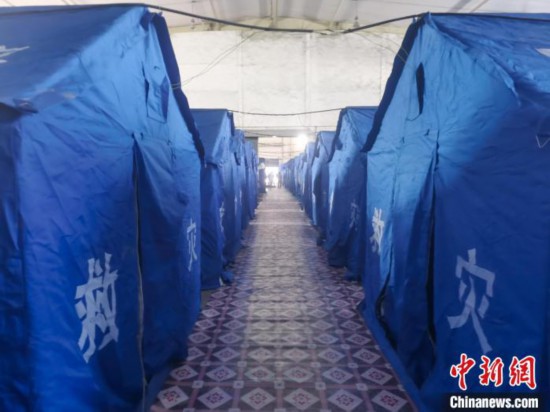 那曲火車(chē)站集中健康監(jiān)測(cè)點(diǎn)?！≈袊?guó)鐵路青藏集團(tuán)有限公司拉薩車(chē)務(wù)段 供圖